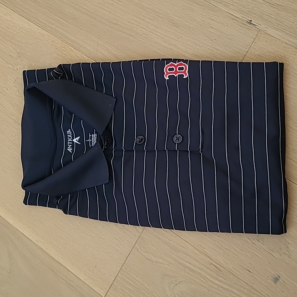 Boston ANTIGUA Golf Shirt   Size L
